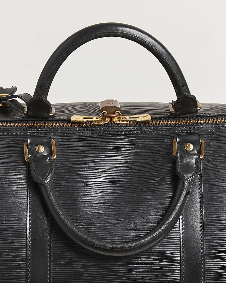 Hombres | Louis Vuitton Pre-Owned Keepall 60 Epi Leather Black | Louis Vuitton Pre-Owned | Keepall 60 Epi Leather Black