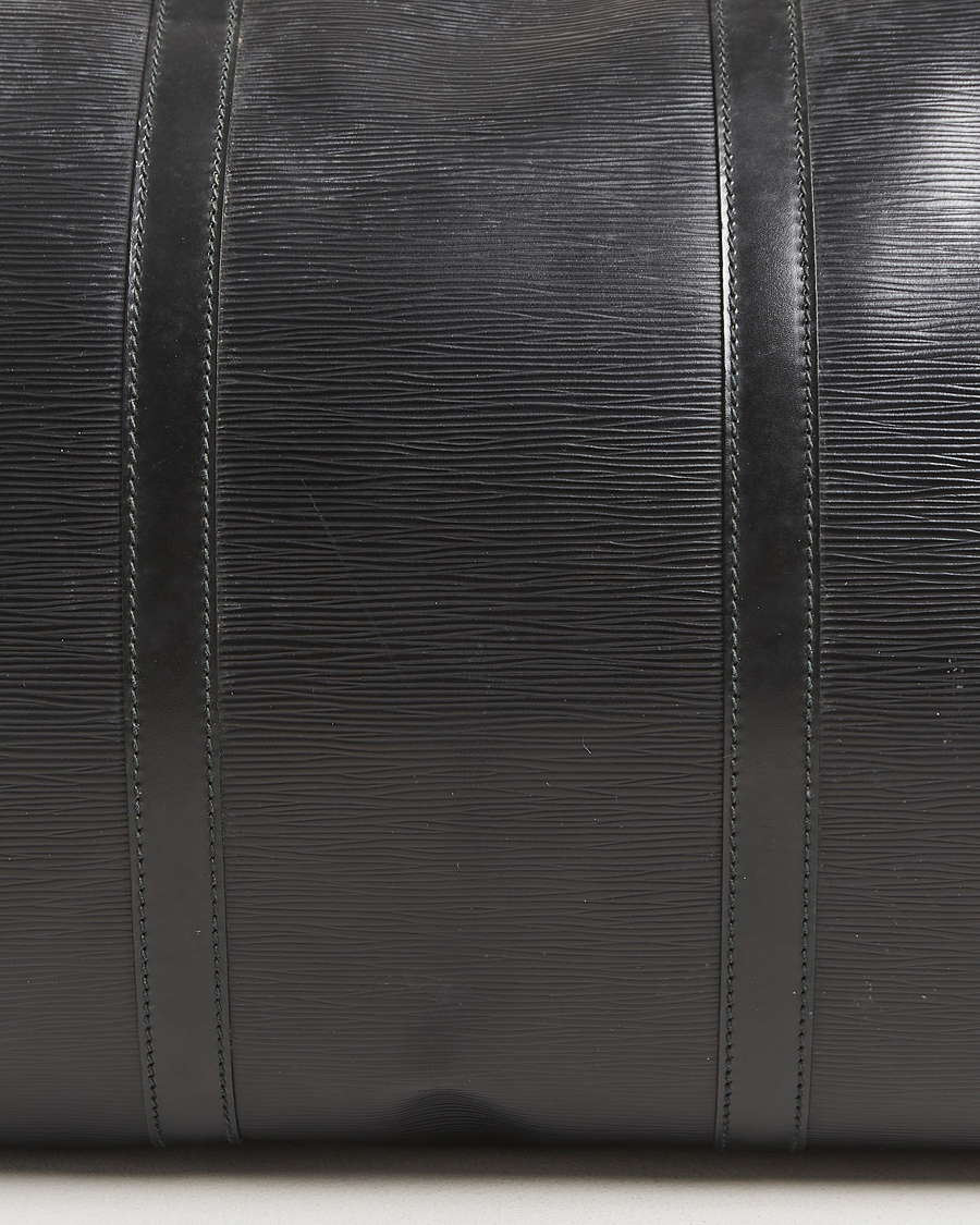 Hombres | Louis Vuitton Pre-Owned Keepall 60 Epi Leather Black | Louis Vuitton Pre-Owned | Keepall 60 Epi Leather Black