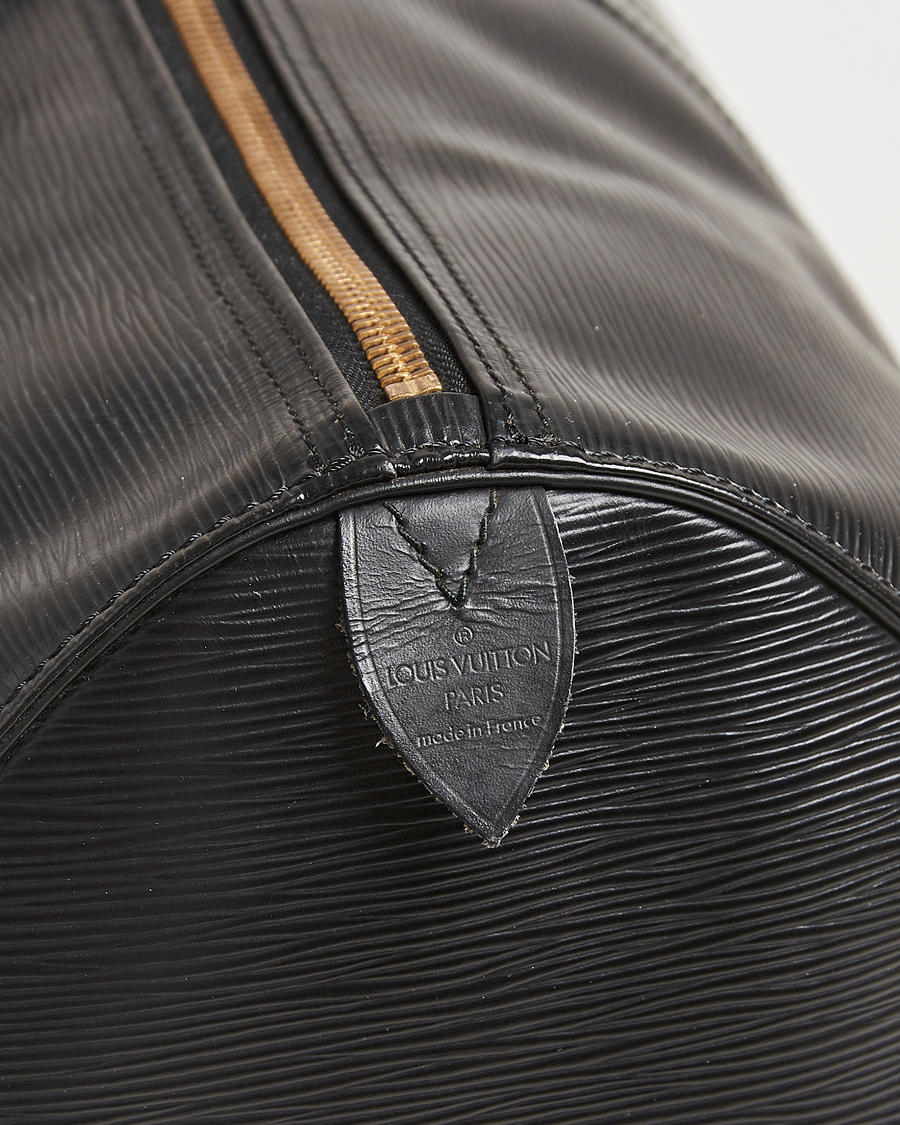 Hombres | Louis Vuitton Pre-Owned Keepall 60 Epi Leather Black | Louis Vuitton Pre-Owned | Keepall 60 Epi Leather Black