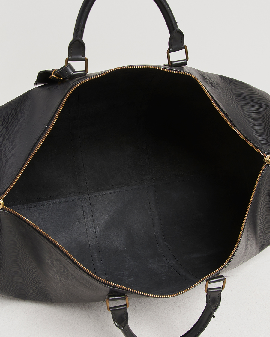Hombres | Louis Vuitton Pre-Owned Keepall 60 Epi Leather Black | Louis Vuitton Pre-Owned | Keepall 60 Epi Leather Black