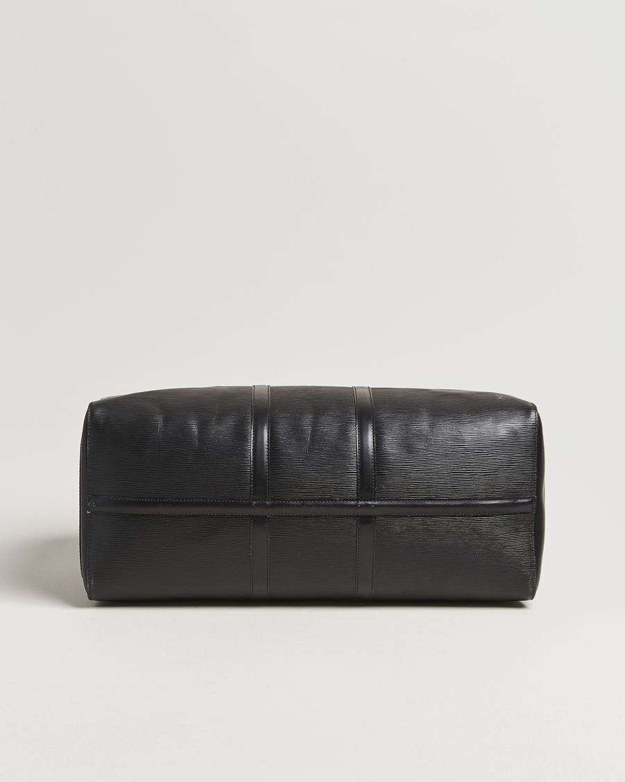 Hombres | Louis Vuitton Pre-Owned Keepall 55 Epi Leather Black | Louis Vuitton Pre-Owned | Keepall 55 Epi Leather Black