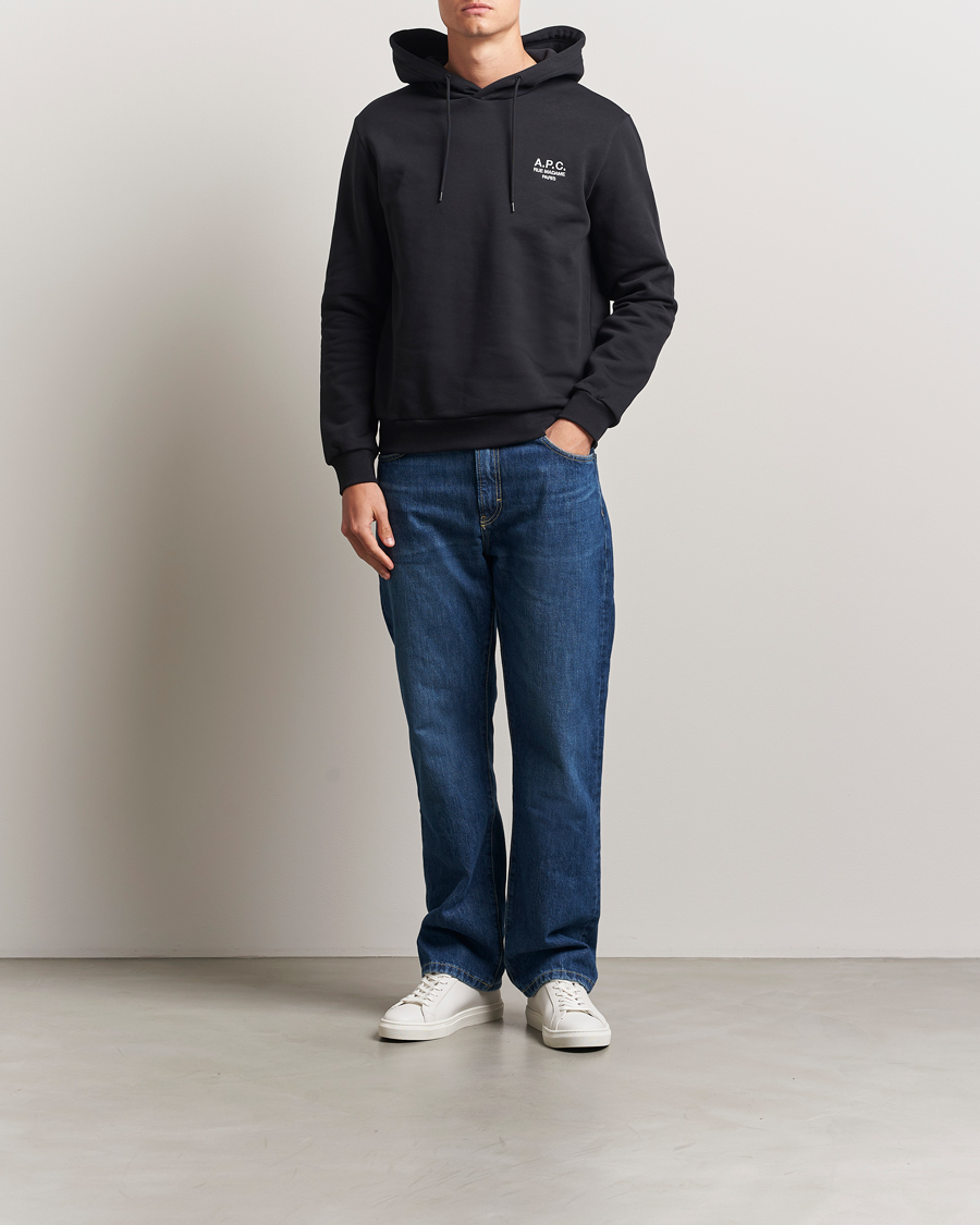 Hombres | Jerséis y prendas de punto | A.P.C. | Rue Madame Hoodie Black/White