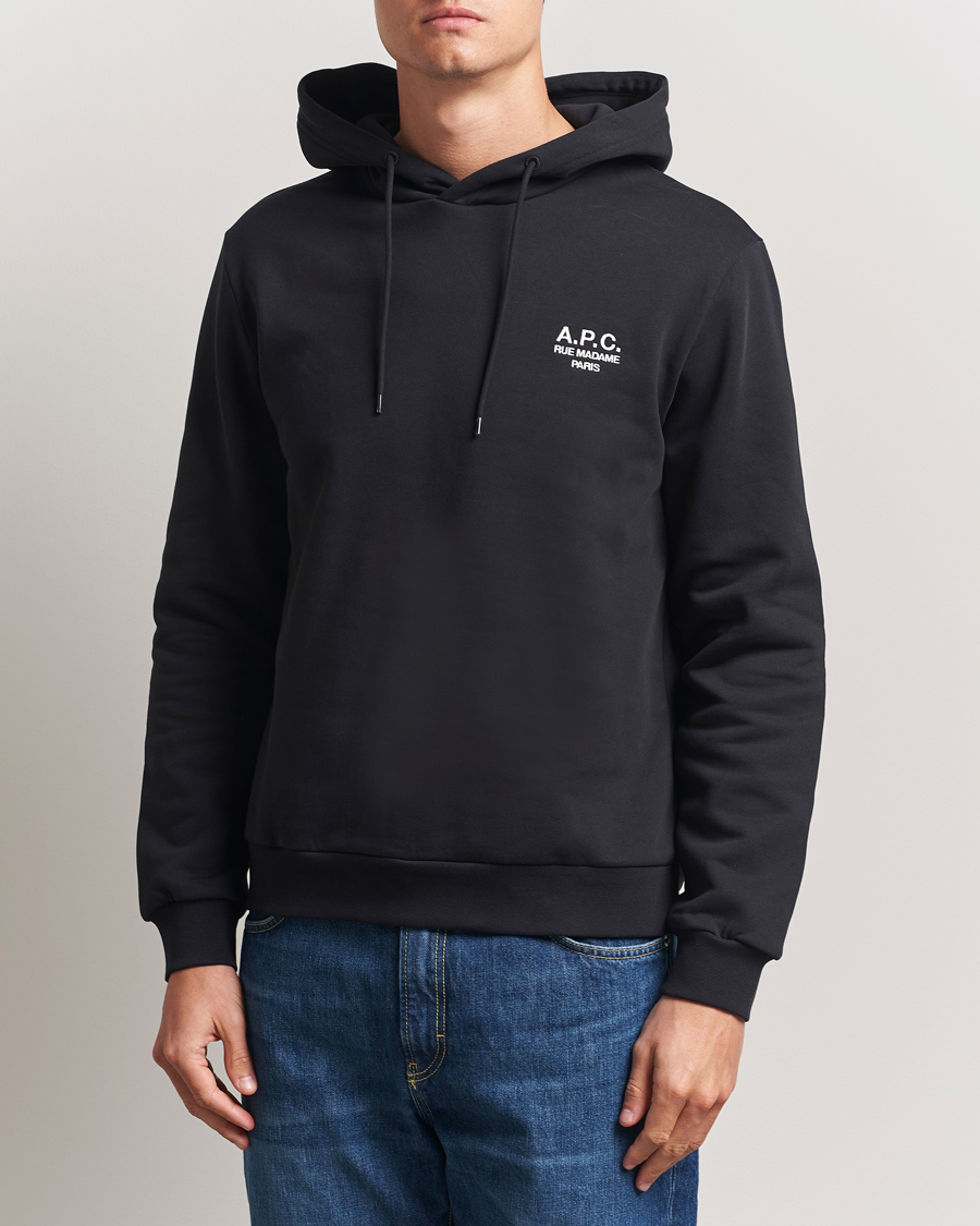 Hombres | Jerséis y prendas de punto | A.P.C. | Rue Madame Hoodie Black/White