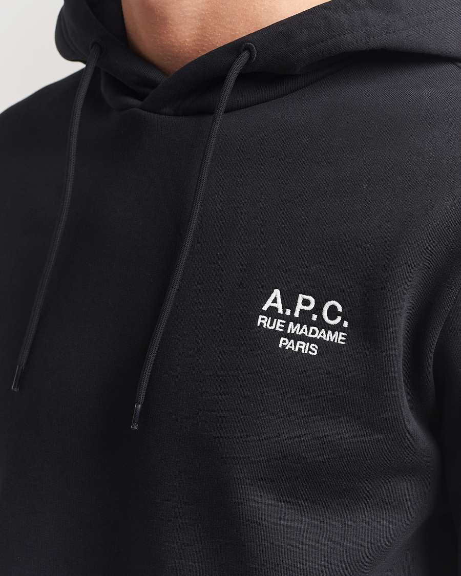 Hombres | Jerséis y prendas de punto | A.P.C. | Rue Madame Hoodie Black/White