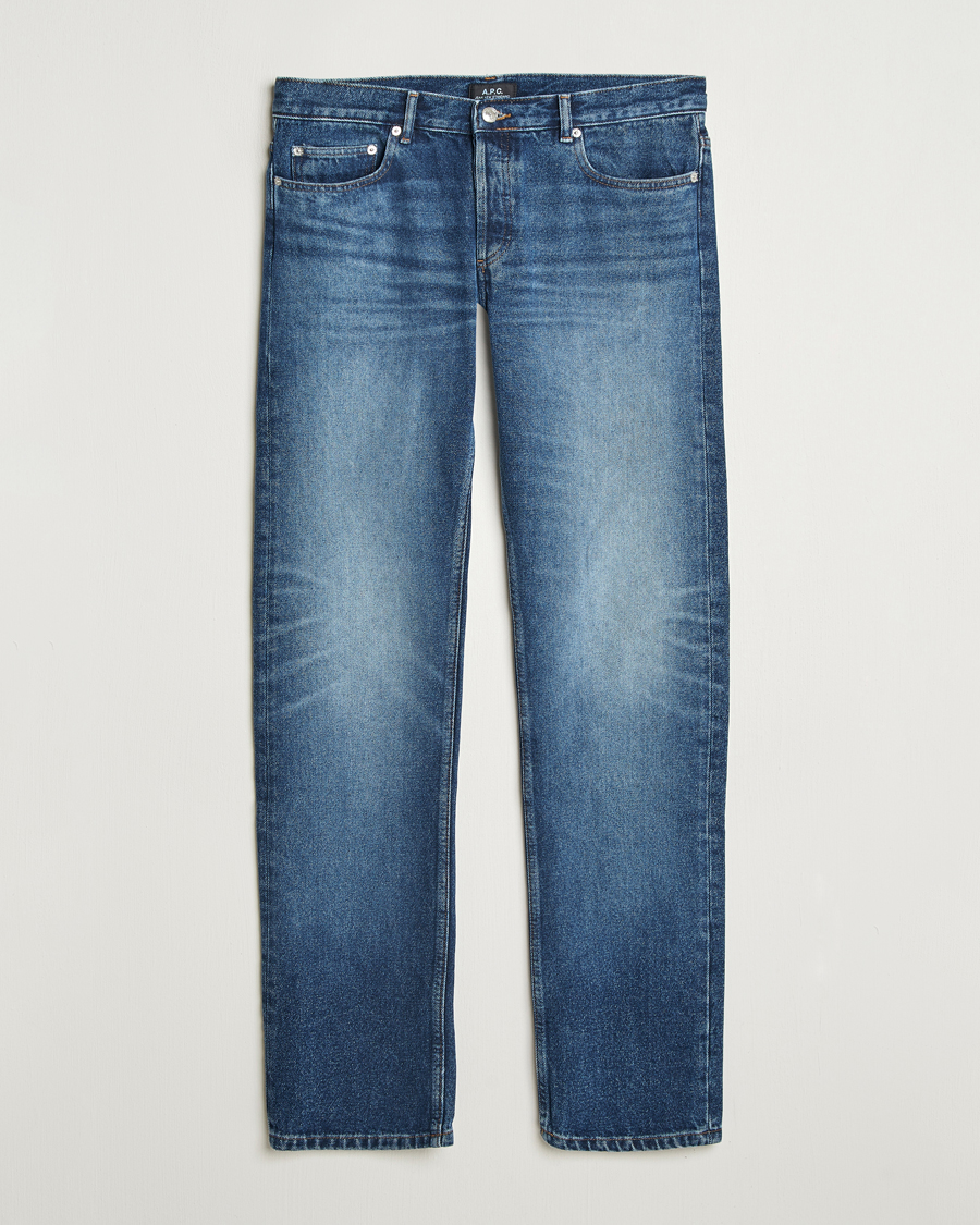 Hombres | Pantalones | A.P.C. | New Standard Jeans Washed Indigo