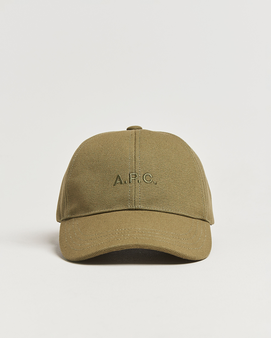 Hombres | Sombreros y gorras | A.P.C. | A.P.C.Charlie Baseball CapKhaki Green
