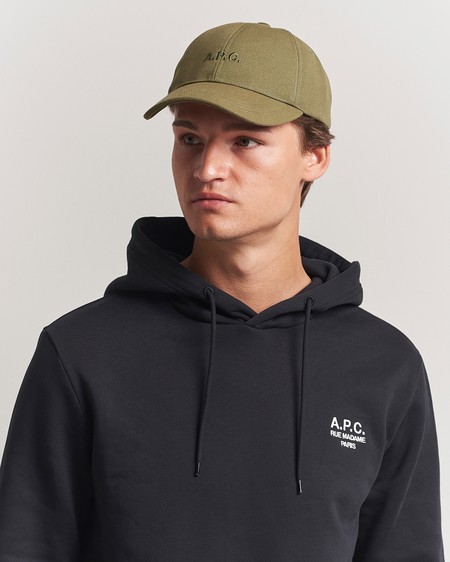 Hombres | Sombreros y gorras | A.P.C. | A.P.C.Charlie Baseball CapKhaki Green
