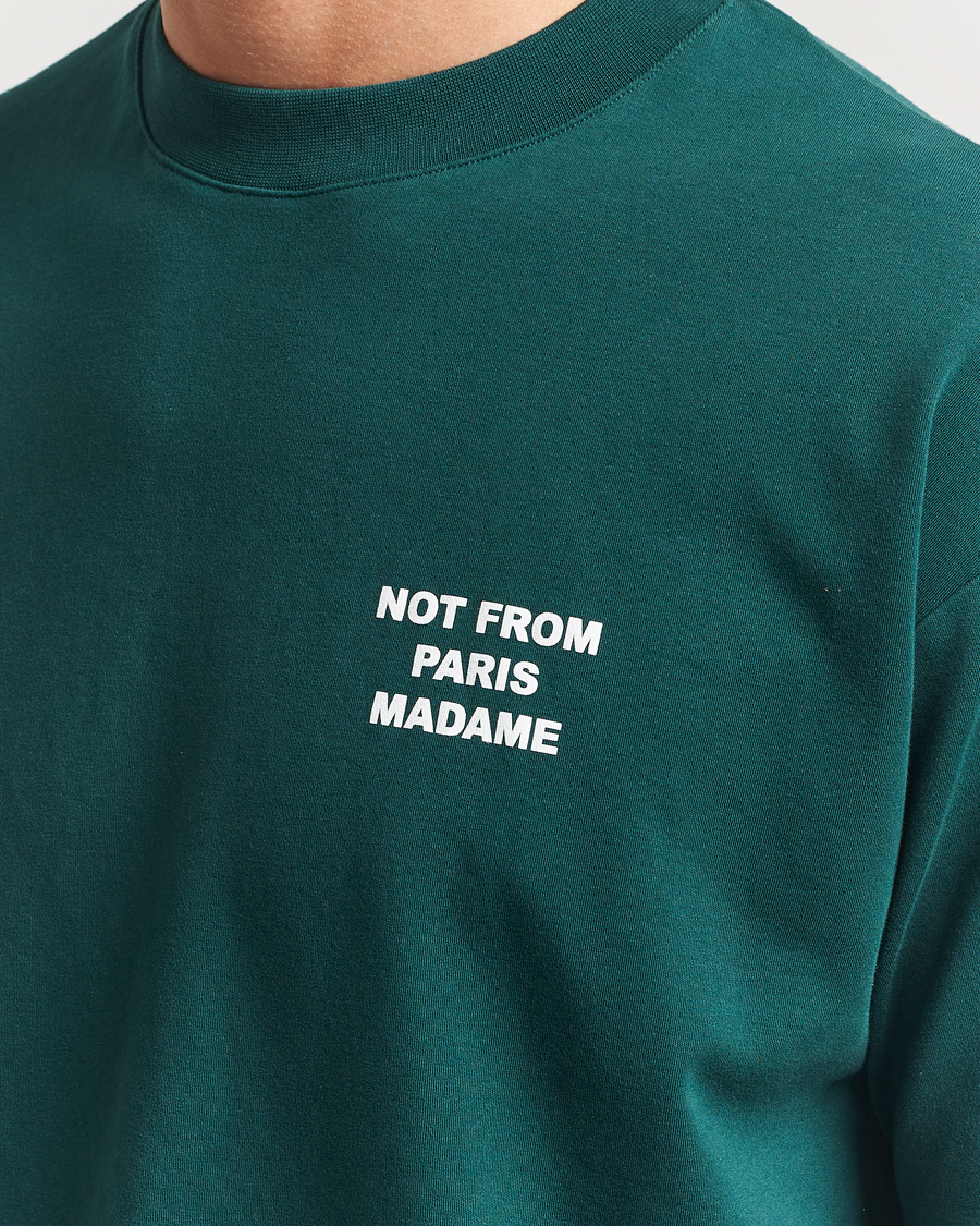 Hombres | Camisetas | Drôle de Monsieur | Slogan T-Shirt Dark Green