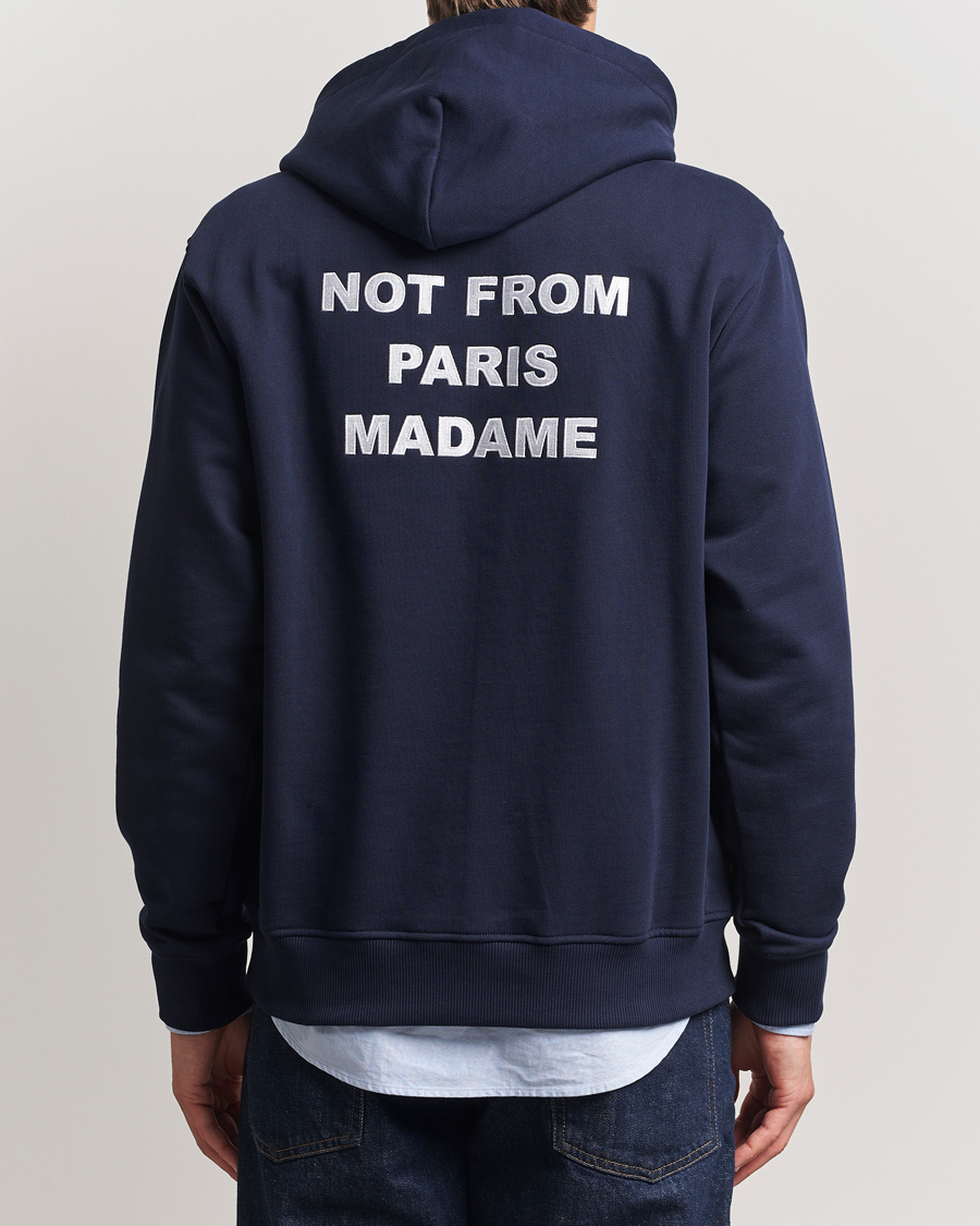 Hombres | Jerséis y prendas de punto | Drôle de Monsieur | Slogan Hoodie Navy