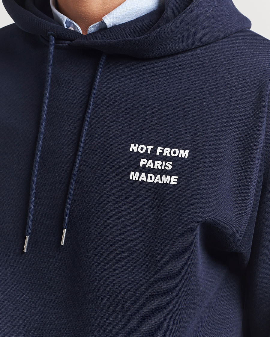 Hombres | Jerséis y prendas de punto | Drôle de Monsieur | Slogan Hoodie Navy