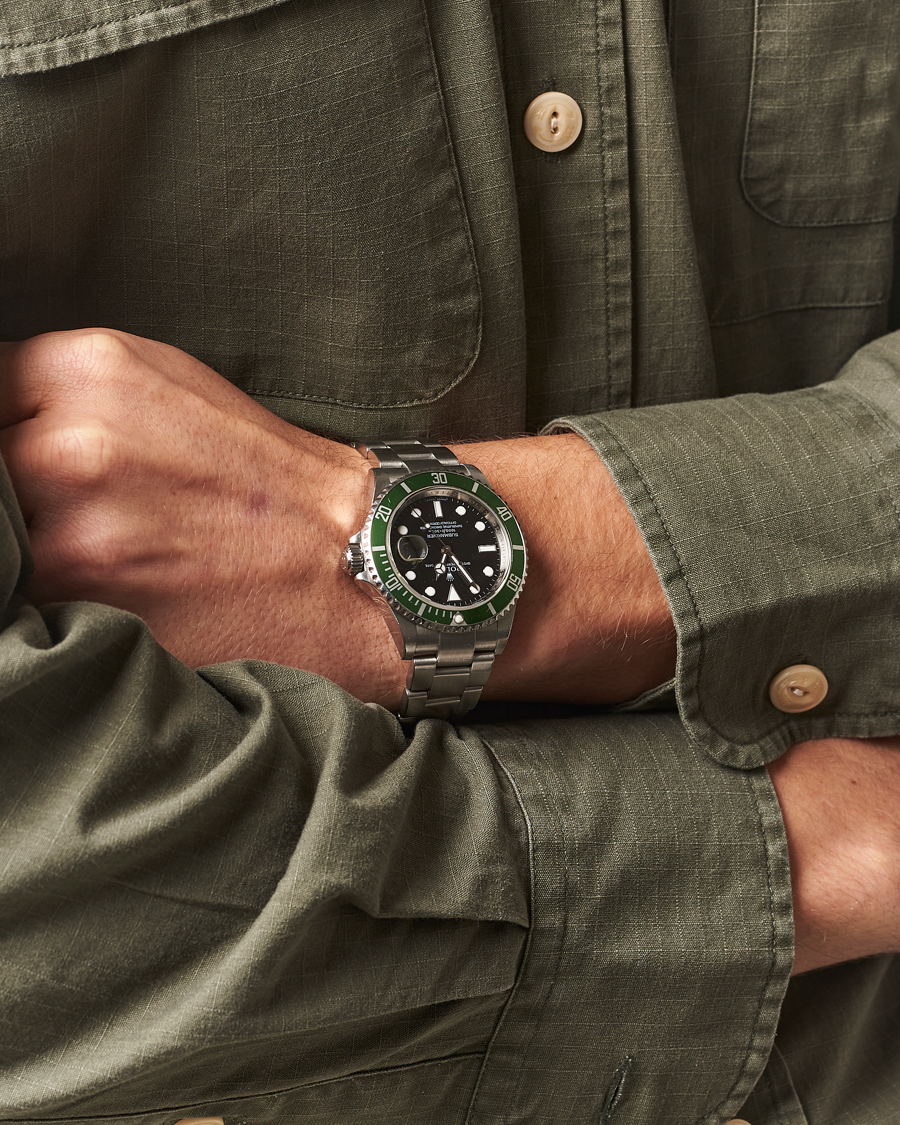 Hombres | Pre-Owned & Vintage Watches | Rolex Pre-Owned | Submariner Kermit