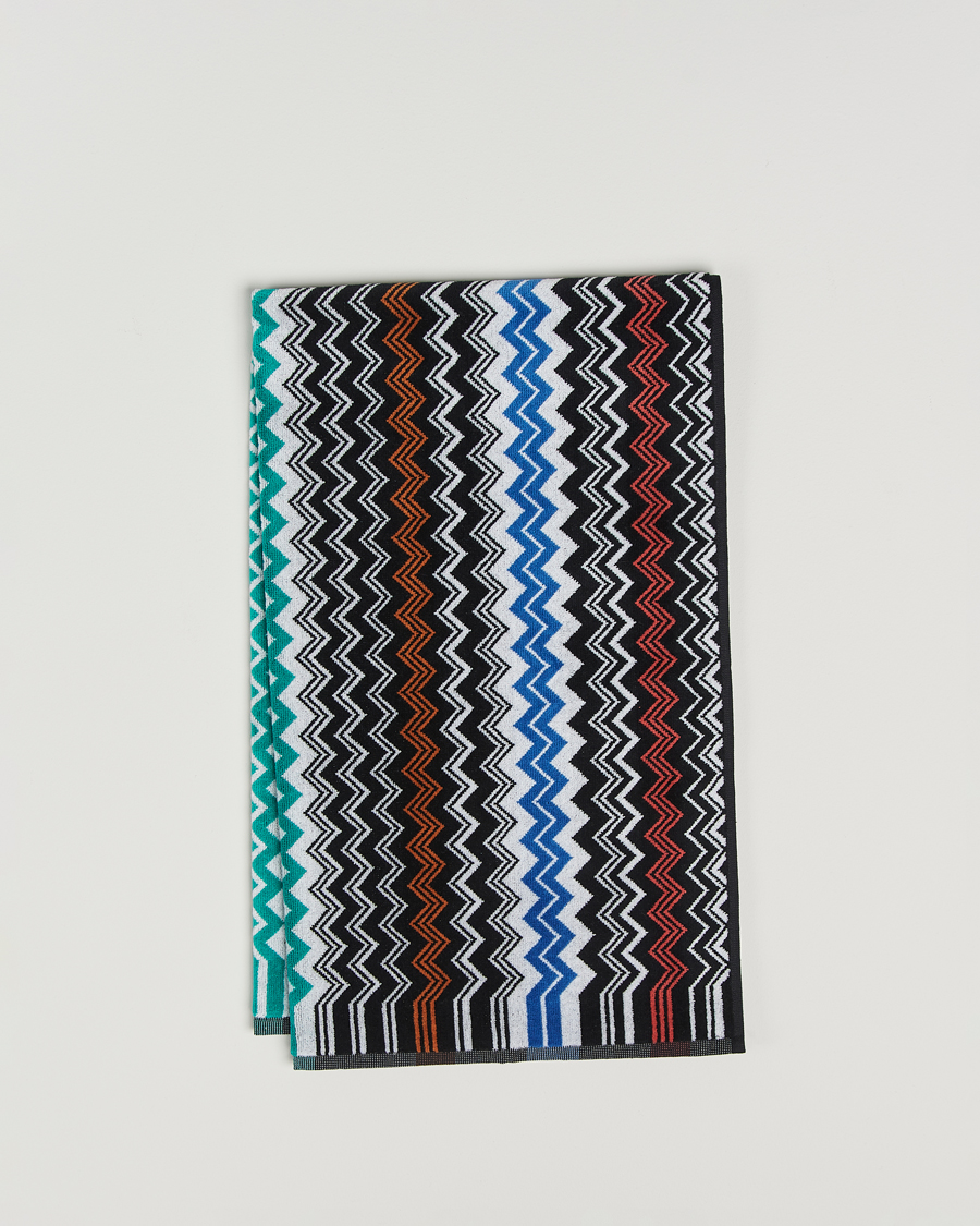 Hombres | Telas | Missoni Home | Neoclassic Bath Towel 70x115cm Black Multi