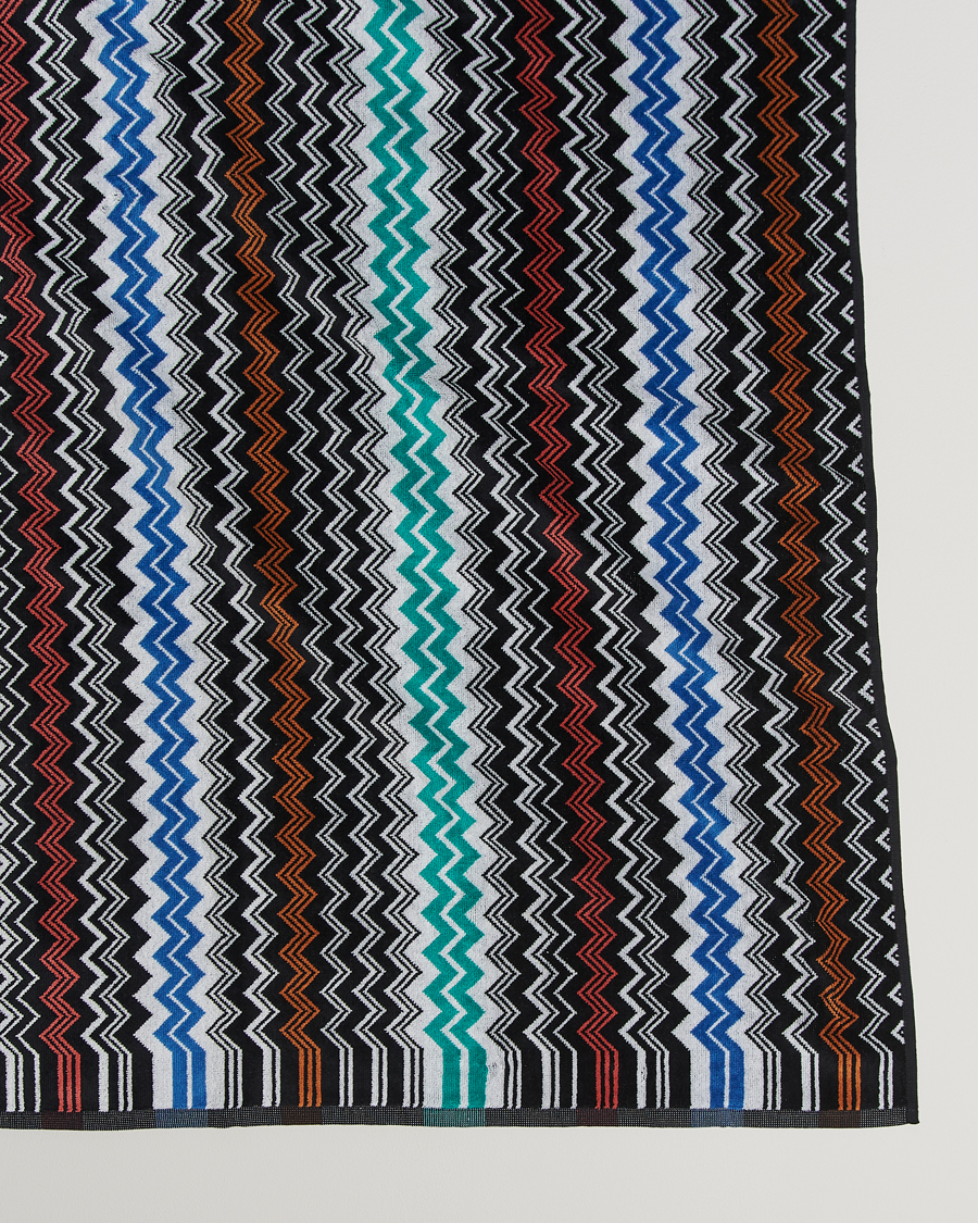 Hombres | Telas | Missoni Home | Neoclassic Bath Towel 70x115cm Black Multi
