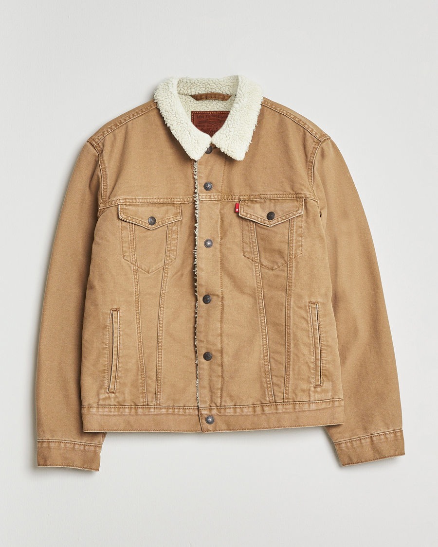 Hombres | Abrigos y chaquetas | Levi's | Type 3 Sherpa Trucker Ermine Brown