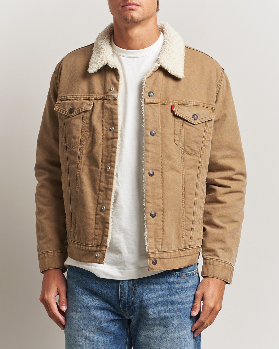 Hombres | Abrigos y chaquetas | Levi's | Type 3 Sherpa Trucker Ermine Brown