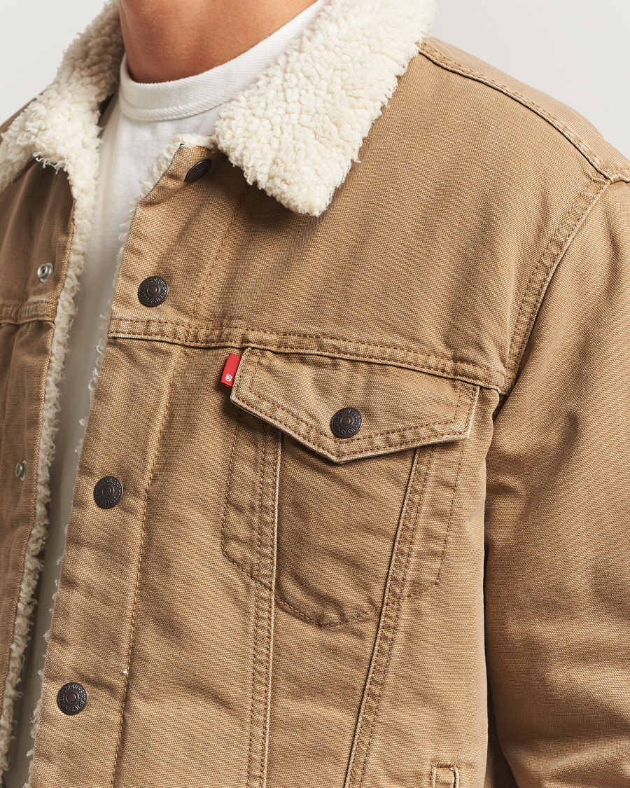 Hombres | Abrigos y chaquetas | Levi's | Type 3 Sherpa Trucker Ermine Brown