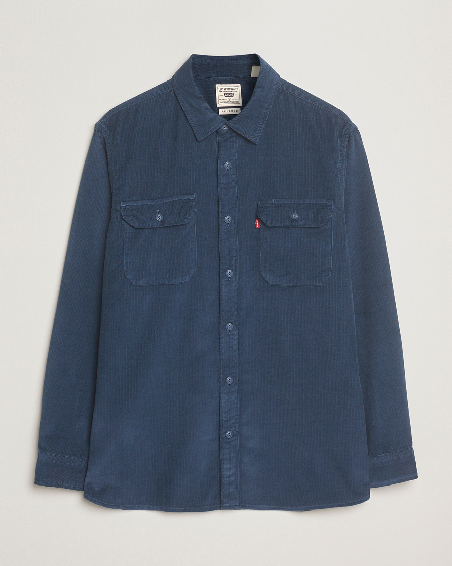 Hombres | Camisas | Levi's | Jackson Corduroy Worker Shirt Zodiac Blue
