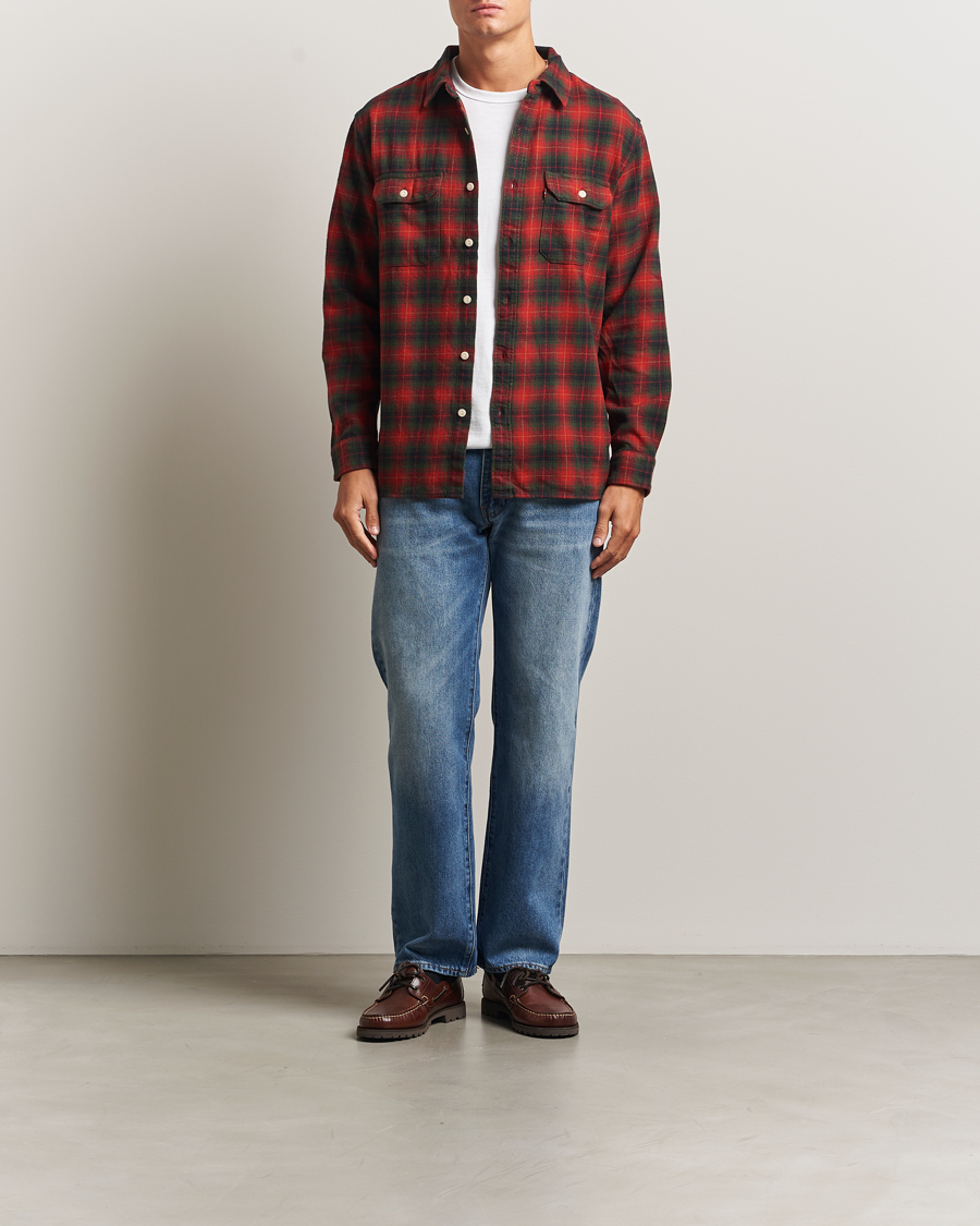 Hombres | Camisas | Levi's | Jackson Worker Shirt Rythmic Red