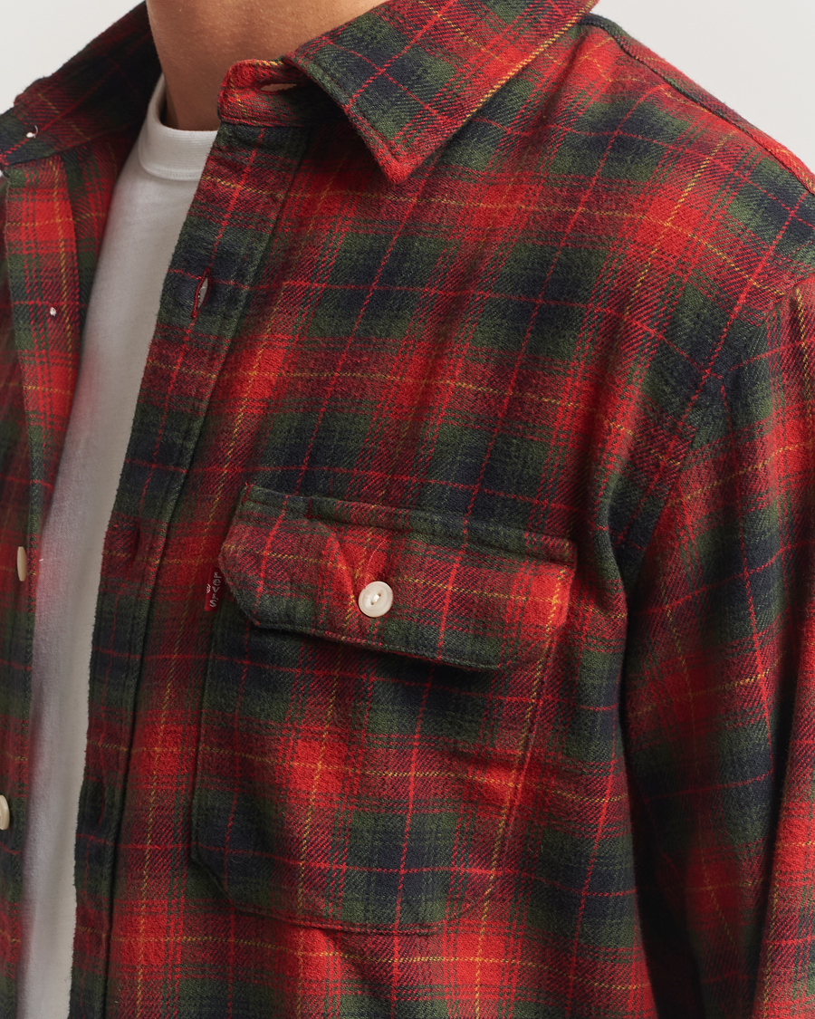 Hombres | Camisas | Levi's | Jackson Worker Shirt Rythmic Red