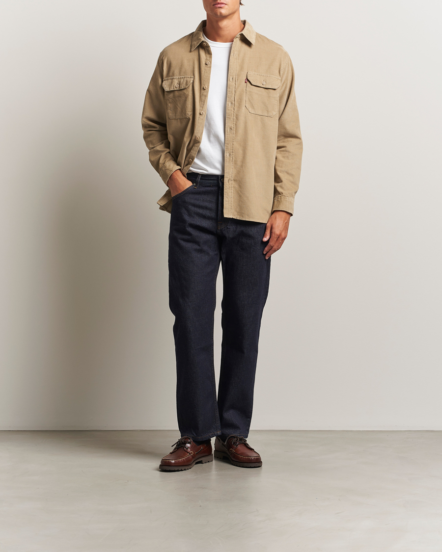 Hombres | Camisas | Levi's | Jackson Corduroy Worker Shirt Beige