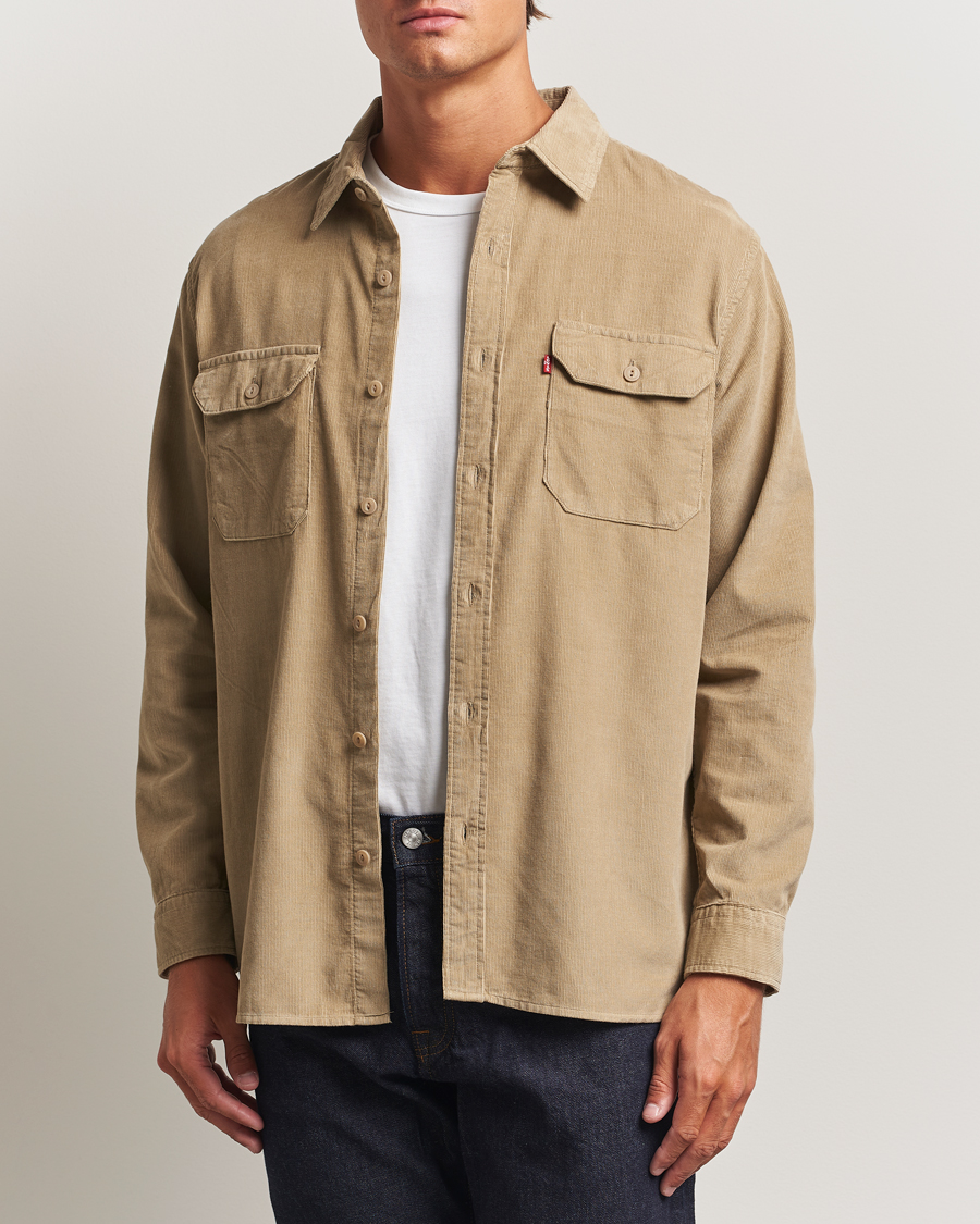 Hombres | Camisas | Levi's | Jackson Corduroy Worker Shirt Beige