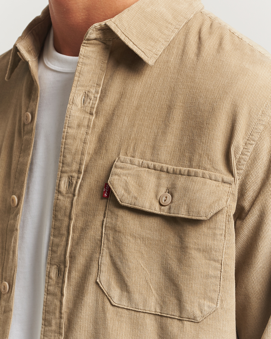 Hombres | Camisas | Levi's | Jackson Corduroy Worker Shirt Beige