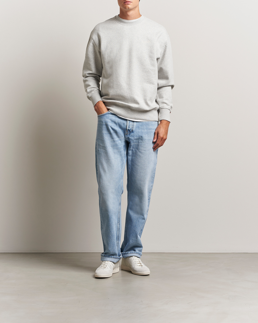 Hombres | Jerséis y prendas de punto | Levi's | Authentic Crew Neck Sweatshirt Light Grey Heather