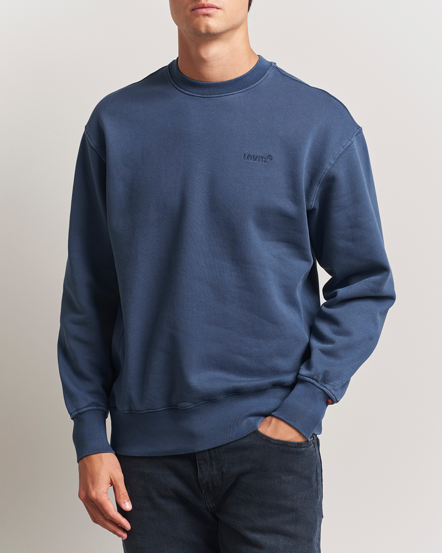 Hombres | Jerséis y prendas de punto | Levi's | Authentic Crew Neck Sweatshirt Sargasso Sea