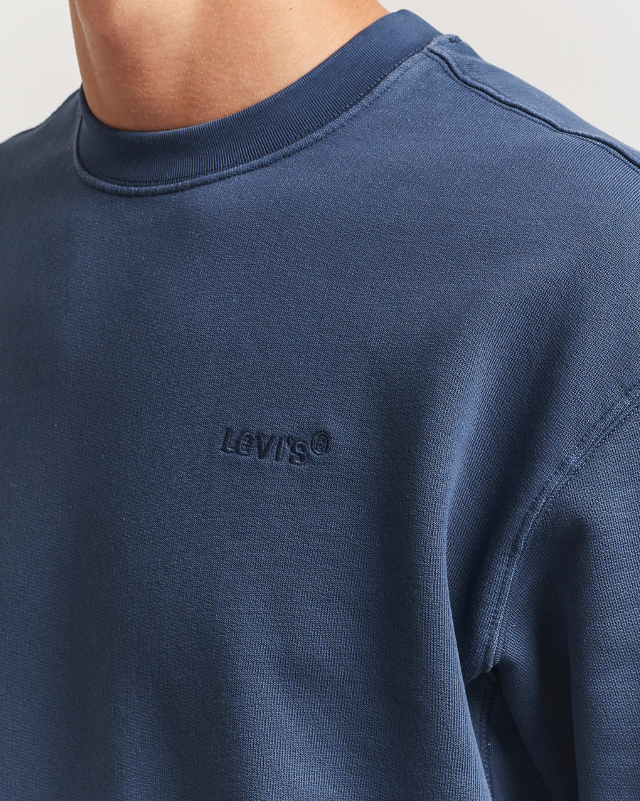 Hombres | Jerséis y prendas de punto | Levi's | Authentic Crew Neck Sweatshirt Sargasso Sea
