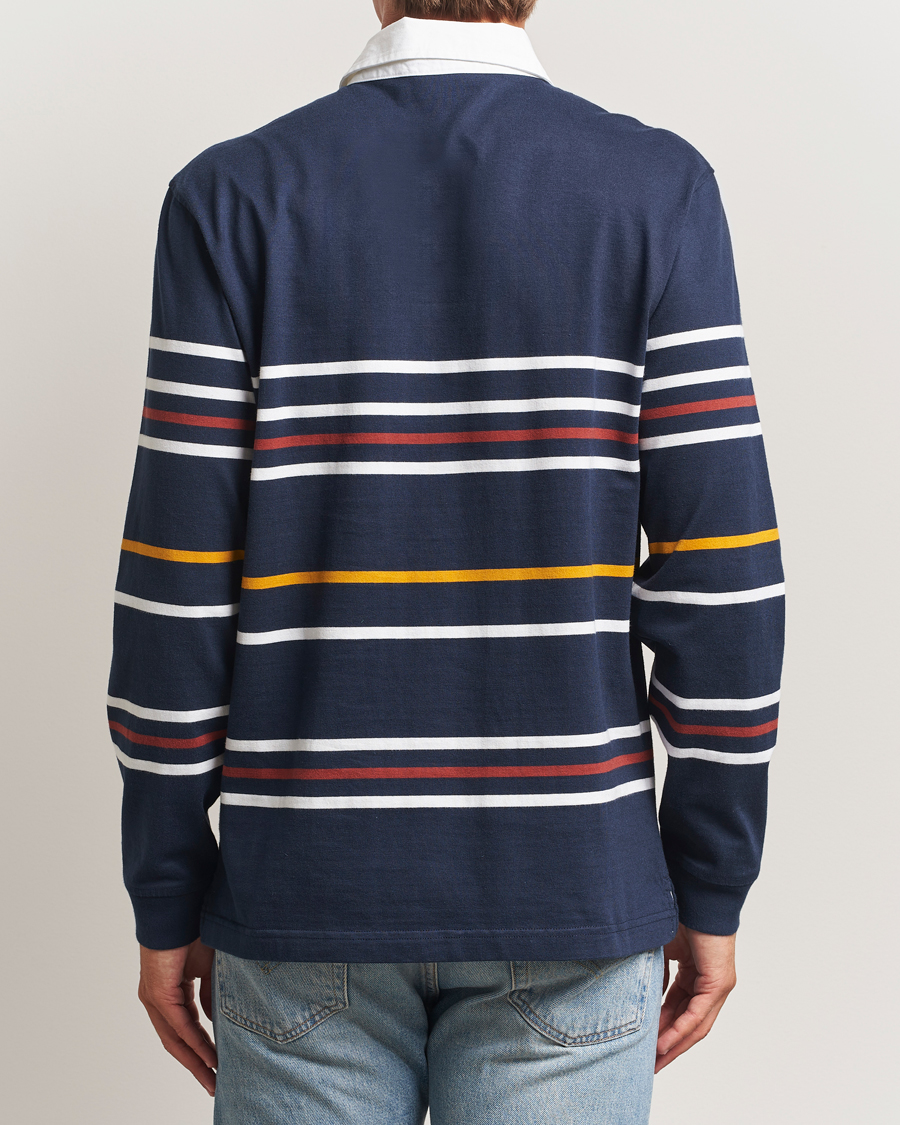 Hombres | Jerséis y prendas de punto | Levi's | Union Striped Rugby Sweater Navy Blazer