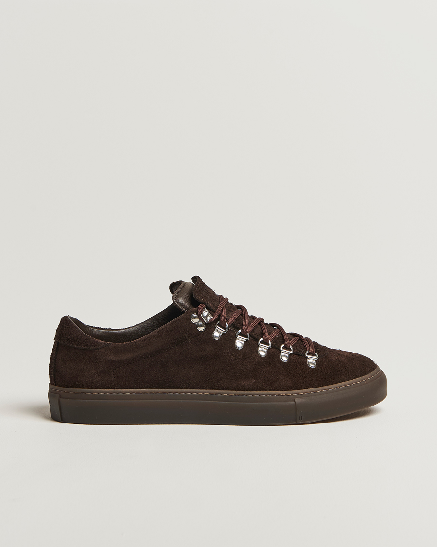 Hombres | Diemme Marostica Low Sneaker Dark Brown Suede | Diemme | Marostica Low Sneaker Dark Brown Suede