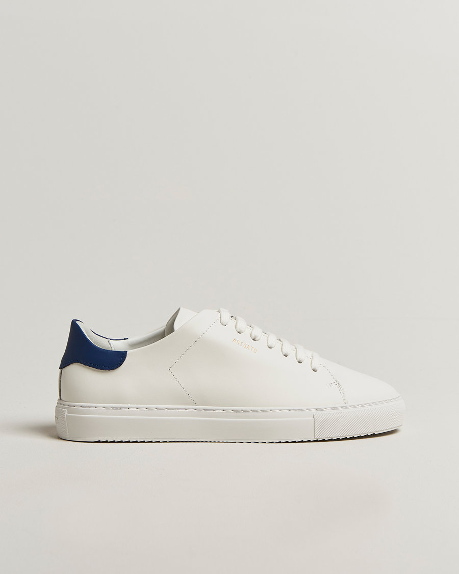 Hombres | Axel Arigato Clean 90 Sneaker White/Blue | Axel Arigato | Clean 90 Sneaker White/Blue