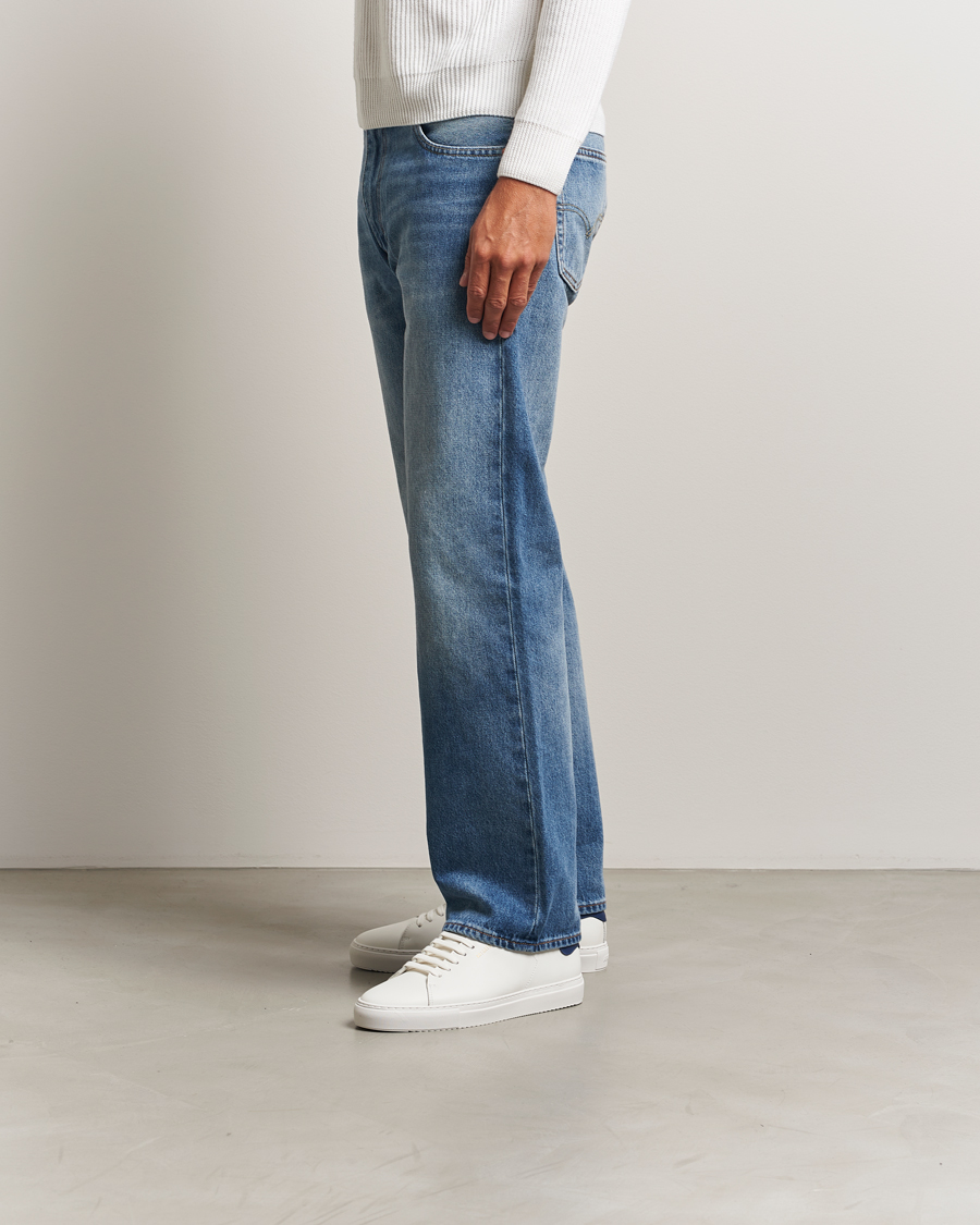 Hombres | Axel Arigato Clean 90 Sneaker White/Blue | Axel Arigato | Clean 90 Sneaker White/Blue