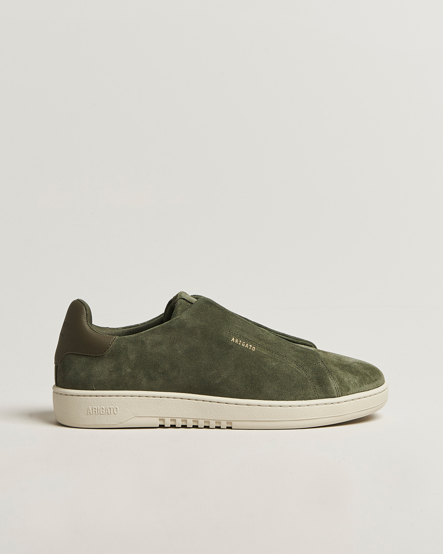Hombres | Zapatillas | Axel Arigato | Dice Laceless Suede Sneaker Dark Green