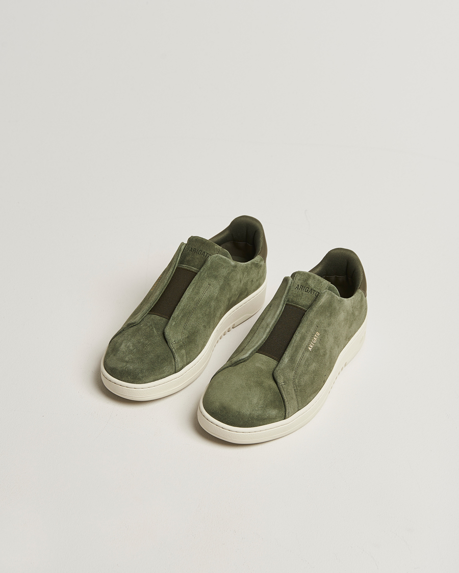 Hombres | Zapatillas | Axel Arigato | Dice Laceless Suede Sneaker Dark Green