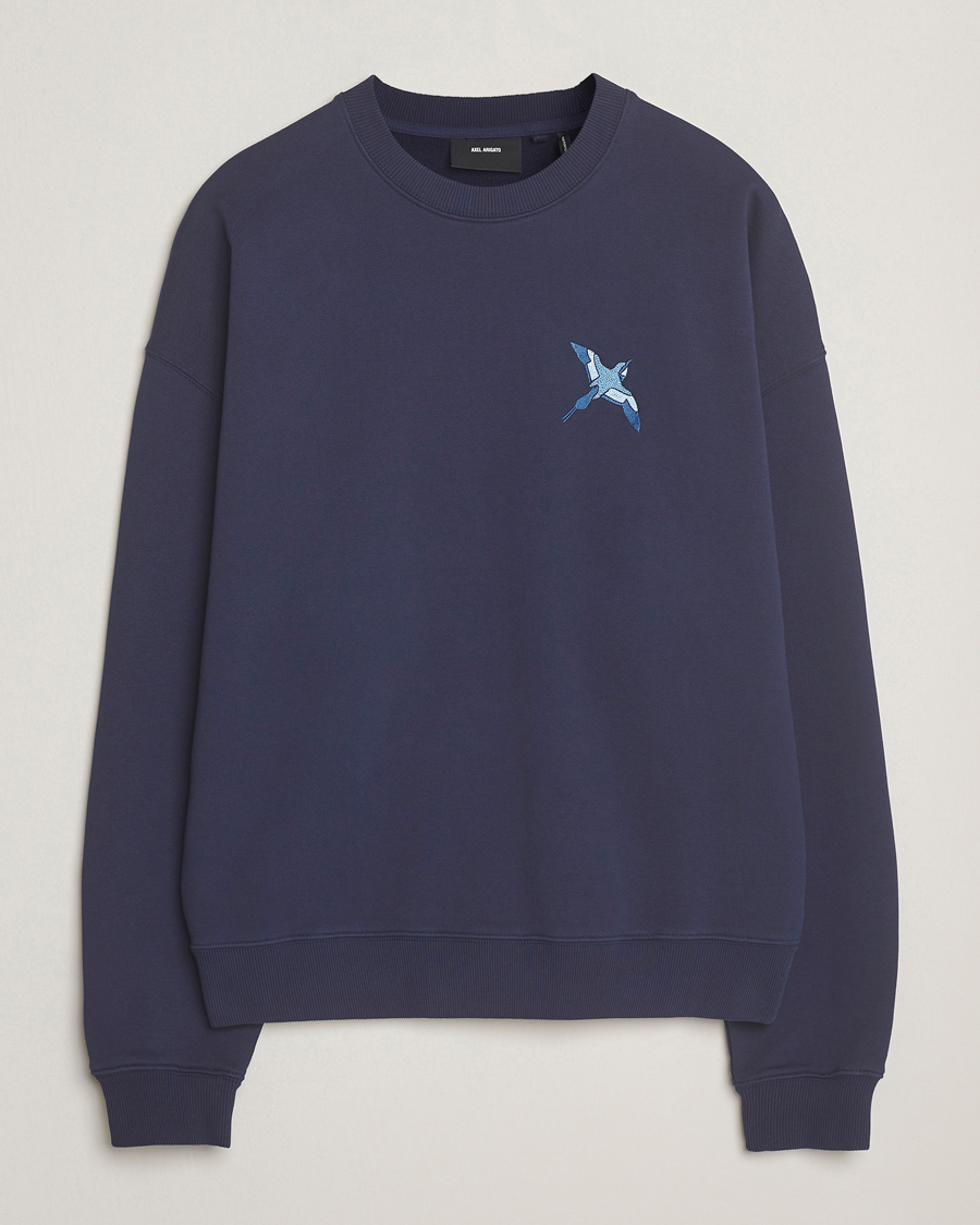 Hombres | Jerséis y prendas de punto | Axel Arigato | Micro Bee Bird Sweatshirt Navy