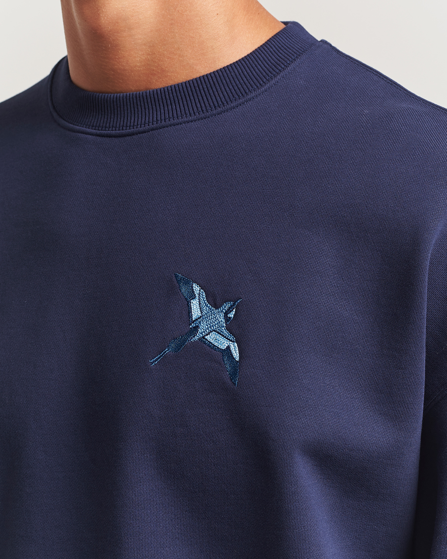 Hombres | Jerséis y prendas de punto | Axel Arigato | Micro Bee Bird Sweatshirt Navy