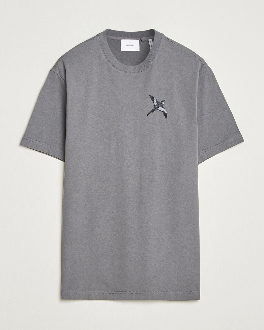 Hombres | Camisetas | Axel Arigato | Micro Bee Bird T-Shirt Steel Grey