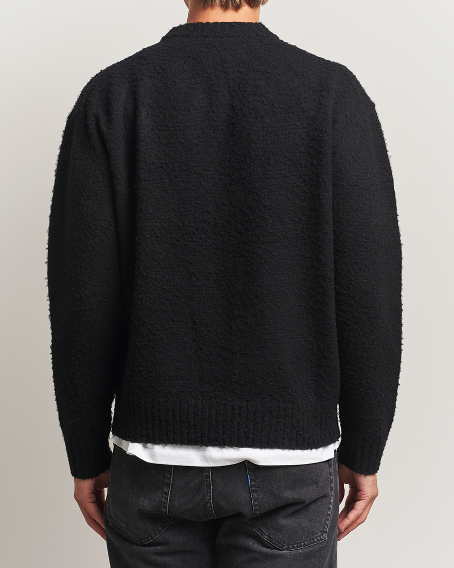 Hombres | Jerséis y prendas de punto | Axel Arigato | Miles Bouclé Knitted Sweater Black