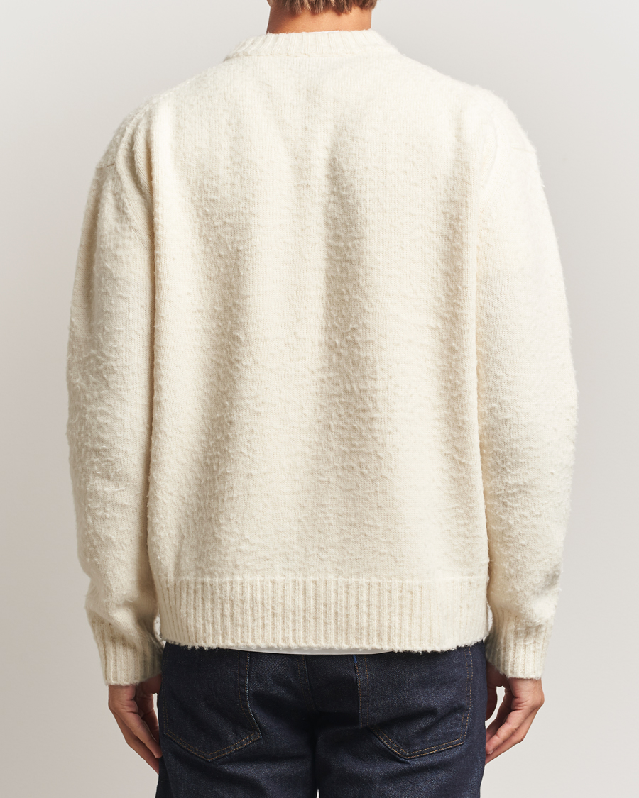Hombres | Jerséis y prendas de punto | Axel Arigato | Miles Bouclé Knitted Sweater Off White