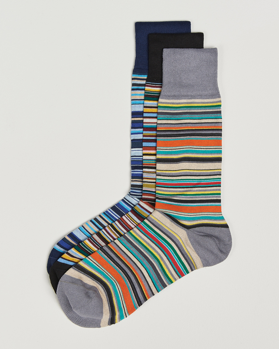 Hombres | Ropa interior y calcetines | Paul Smith | Paul Smith3-Pack Signature Striped SocksMulti