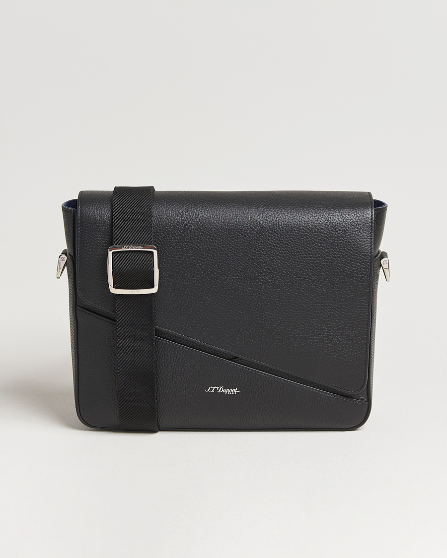 Hombres | Bolsos | S.T. Dupont | Neo Capsule Messenger Bag Black Grained
