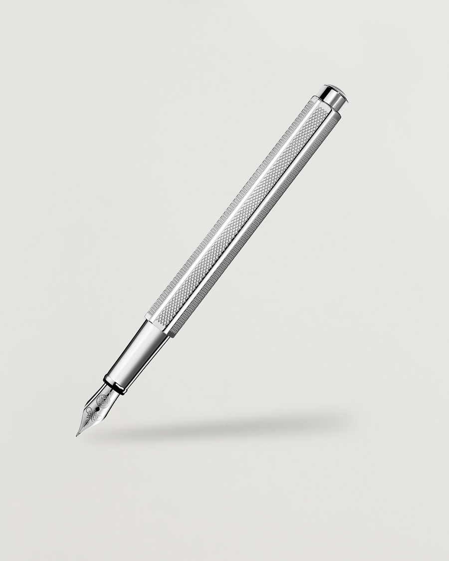 Hombres | Bolígrafos | Caran d'Ache | Caran d' Ache Ecridor Retro Fountain Pen Platinum Coated