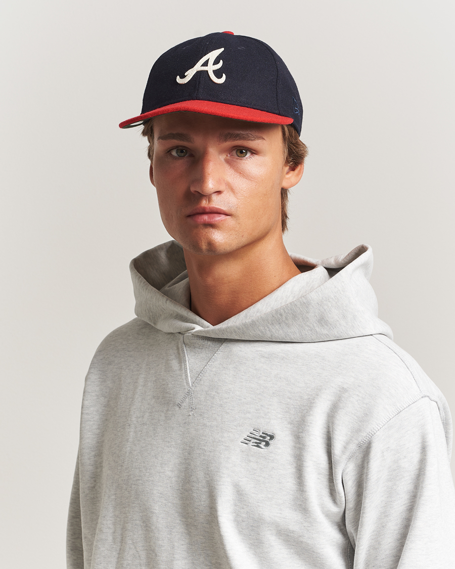 Hombres | Sombreros y gorras | New Era | Retro Crown 9Fifty Melton Wool Cap Atlanta Braves