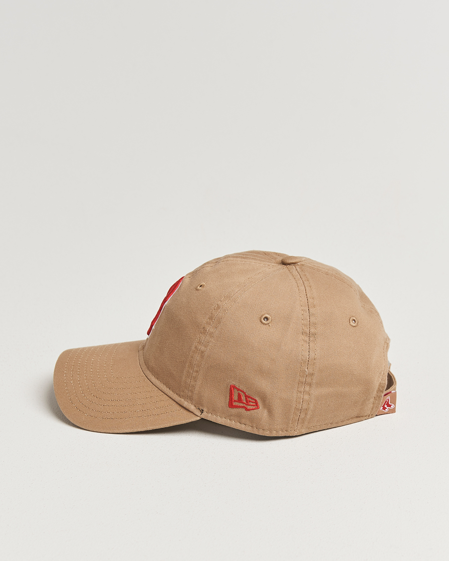 Hombres | New Era 9Twenty Washed Cotton Cap Beige Boston Red Sox | New Era | 9Twenty Washed Cotton Cap Beige Boston Red Sox