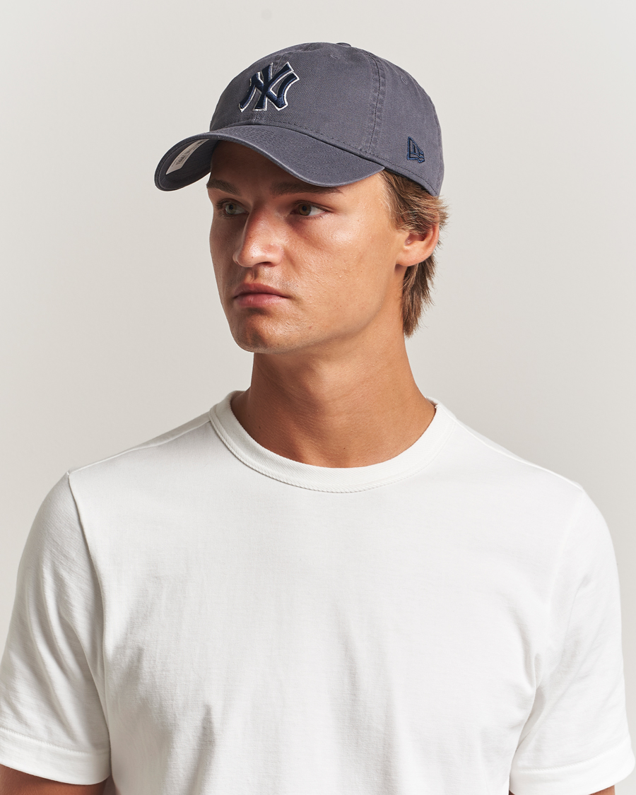 Hombres | New Era 9Twenty Washed Cotton Cap Grey New York Yankees | New Era | 9Twenty Washed Cotton Cap Grey New York Yankees