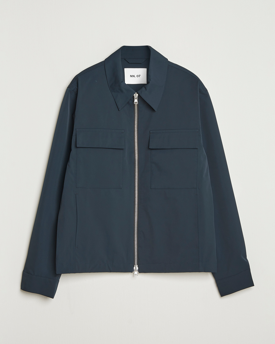 Hombres | Abrigos y chaquetas | NN07 | Alban Bomber Jacket Navy Blue