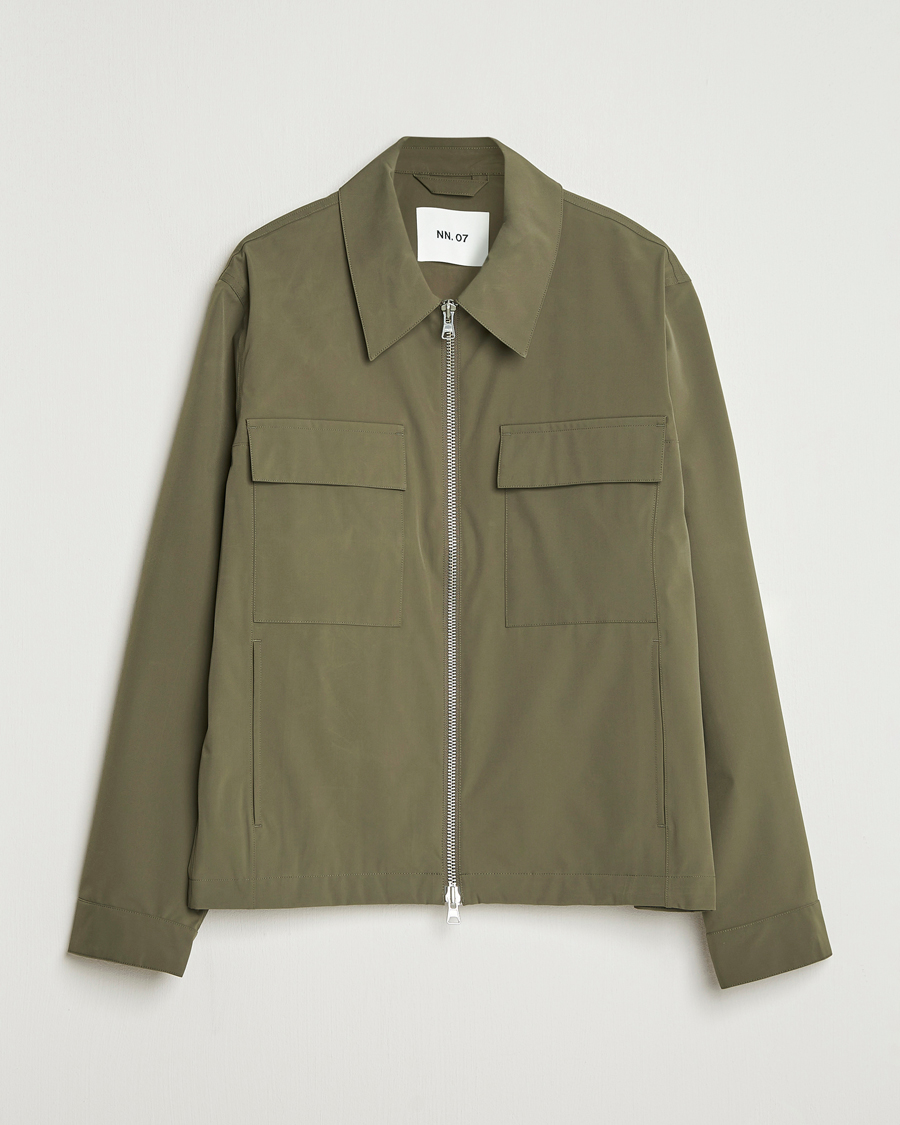 Hombres | Abrigos y chaquetas | NN07 | Alban Waterproof Jacket Capers Green