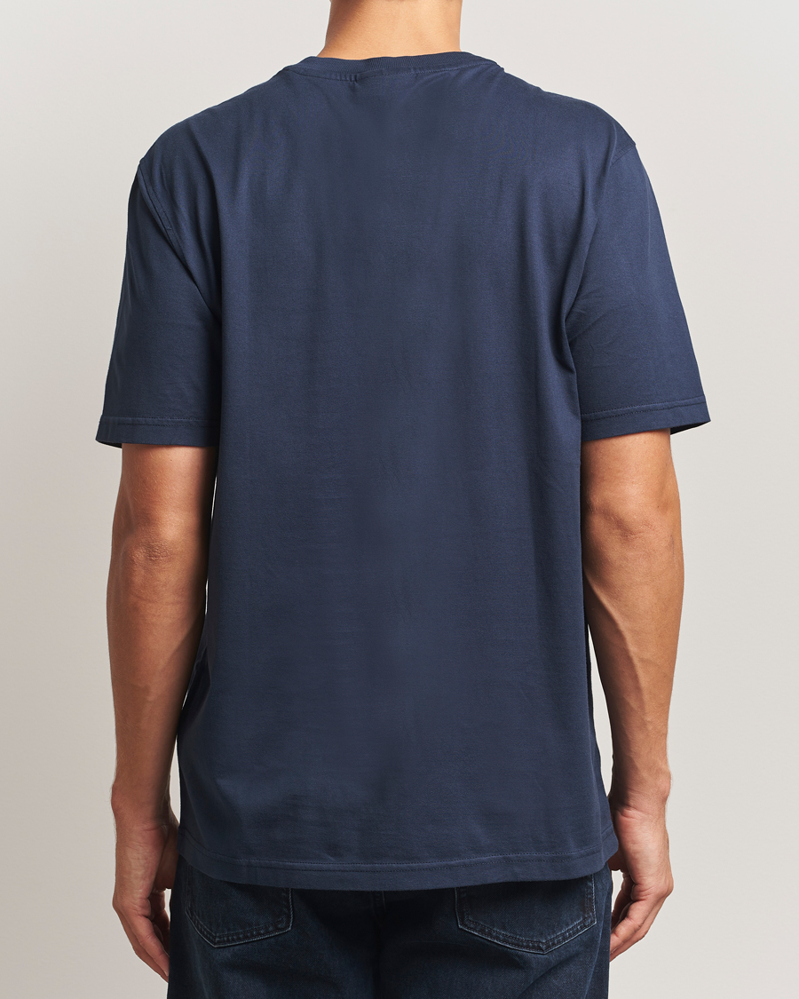 Hombres | Camisetas | NN07 | Abel Logo Crew Neck T-Shirt Navy