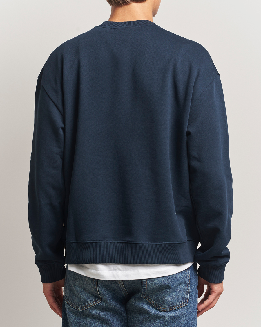 Hombres | Jerséis y prendas de punto | NN07 | Dagon Crew Neck Sweatshirt Navy